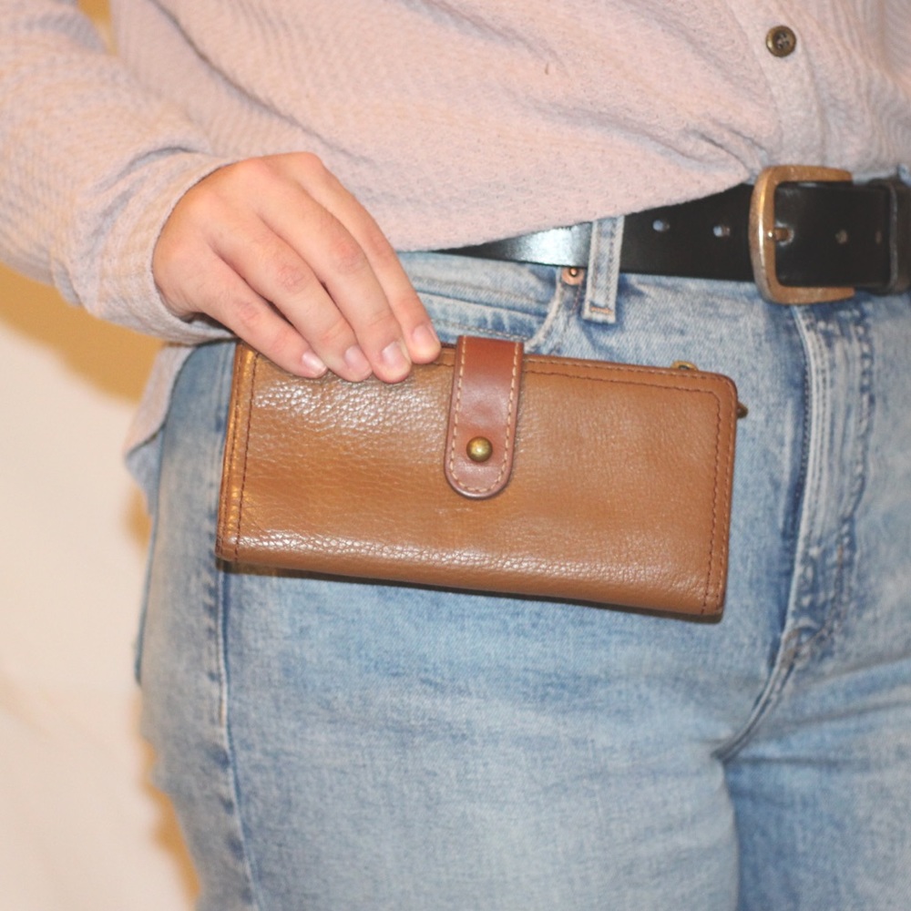 Fossil leather wallet